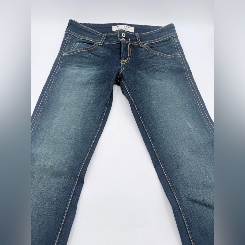 Hudson Womens 29 Jeans Denim Stretch Signature Boot Cut Low Rise Form Fitting